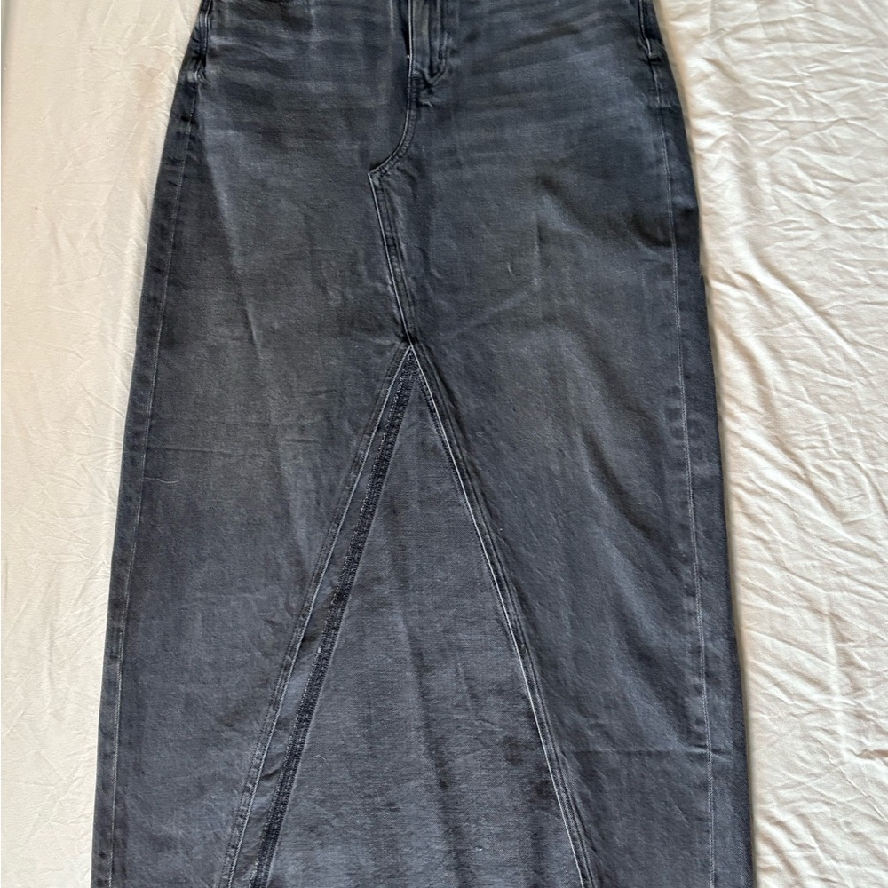 American Eagle Outfitters Charcoal Denim Skirt